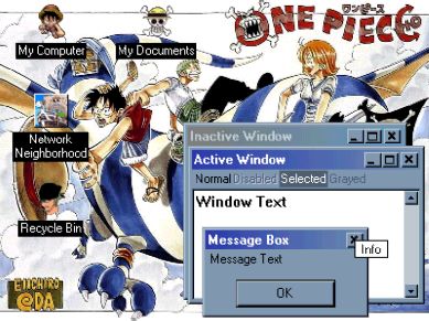 One Piece Desktop Theme